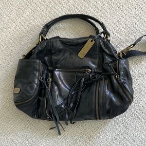 Multipocket Botkier Bag with zippers, black